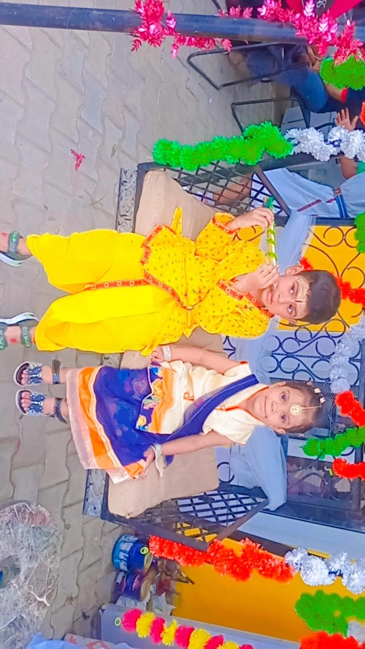 Children in cultural costumes